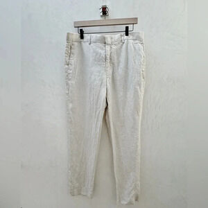 H&M || Men's Pants Ivory Cream 100% Linen Size 36